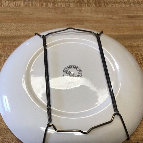 FLORIDA Vintage Souvenir Teller - Sanders Mfg Co - rosa MCM Wahrzeichen mit Aufhänger - Bild 4 von 4