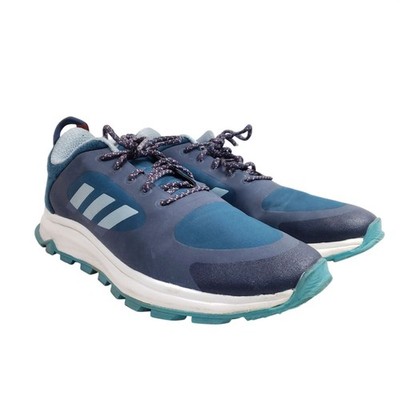 Adidas Mens Size 11 Response Trail X Running Shoes Navy Blue/Teal