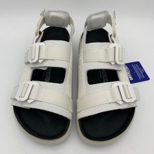 Birkenstock New w/o Box Shinjuku City Trek Antique White Leather/Textile Narrow
