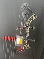 PSE Archery Uprising Left Hand Compound Bow Mossy Oak With 12 Arrows Full Setup