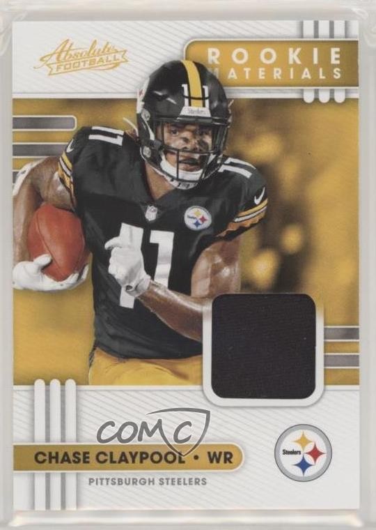 2020 Panini Absolute Rookie Materials Chase Claypool #27 RC 06oc