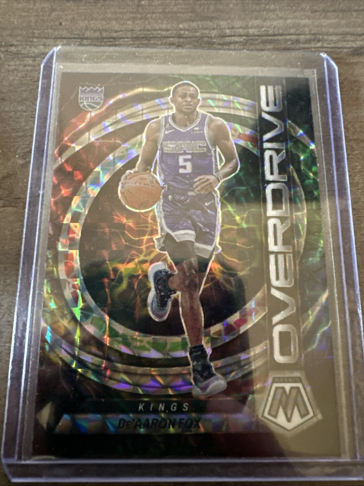 2022-23 Panini Mosaic - Overdrive De'Aaron Fox #5