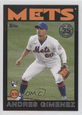 2021 Topps 1986 Baseball 35th Anniversary Black /299 Andres Gimenez #86B-46 r0j
