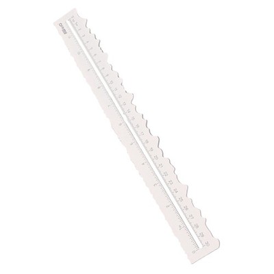 Paper Tearing Ruler Cut Tool Irregular Edges for Engineering Craft Architect