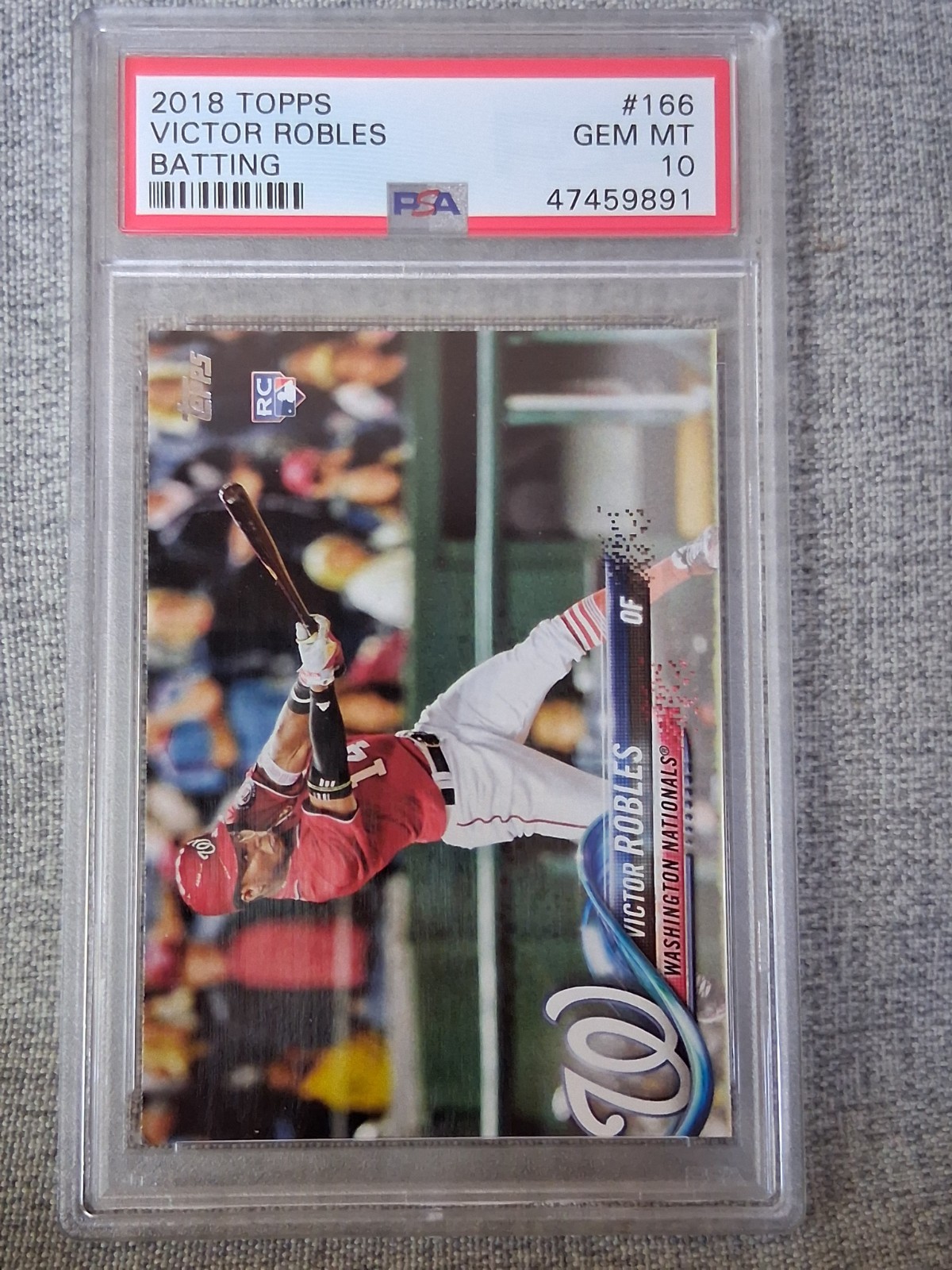 PSA GEM MINT 10  2018 Topps Batting Rookie #166 Victor Robles RC