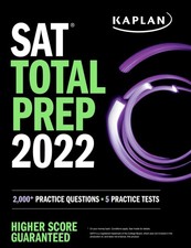 SAT Total Prep 2022: 2000 Practice Questions  5 Practice Tests (Kaplan Test Pre