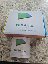 Math U See Manipulatives Algebra/Decimal Insert Kit Demme Learning