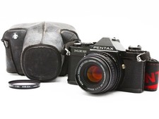 PENTAX ME Super 35mm SLR Film Camera SMC Pentax-M 50mm f/1.7 Lens JAPAN As-is