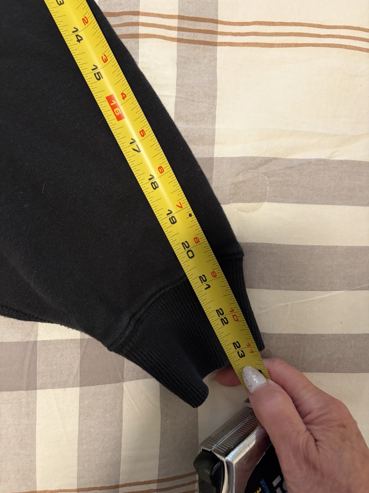 Uniqlo Cropped Black 100% Cotton Sweatshirt~Womens M~ Balloon Sleeves Oversized thumbnail 11