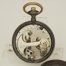 Rare Automatic Pocket PEDOMETER Watch Men's no fusee duplex no repeater RAR