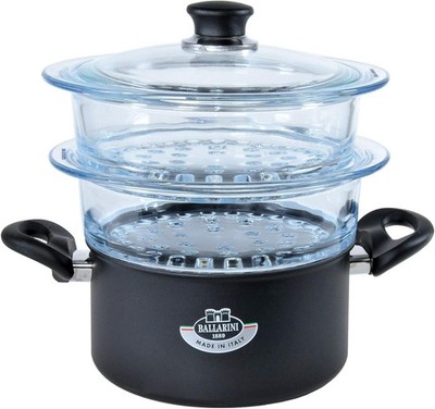 GALIANO BALLARINI ATSP13 Kochtopf mit Dampfeinsätzen 20 cm