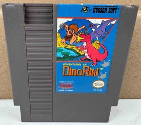 Nintendo NES Dino Riki game cartridge - tested works