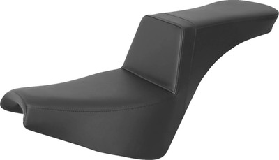 SADDLEMEN - 818-30-194 - Step-Up Seat - Smooth - Black for HD Softail Street Bob