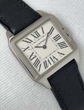 Cartier Santos Dumont 18ct White Gold Quartz Gents Watch 2025 Service 2789 30mm