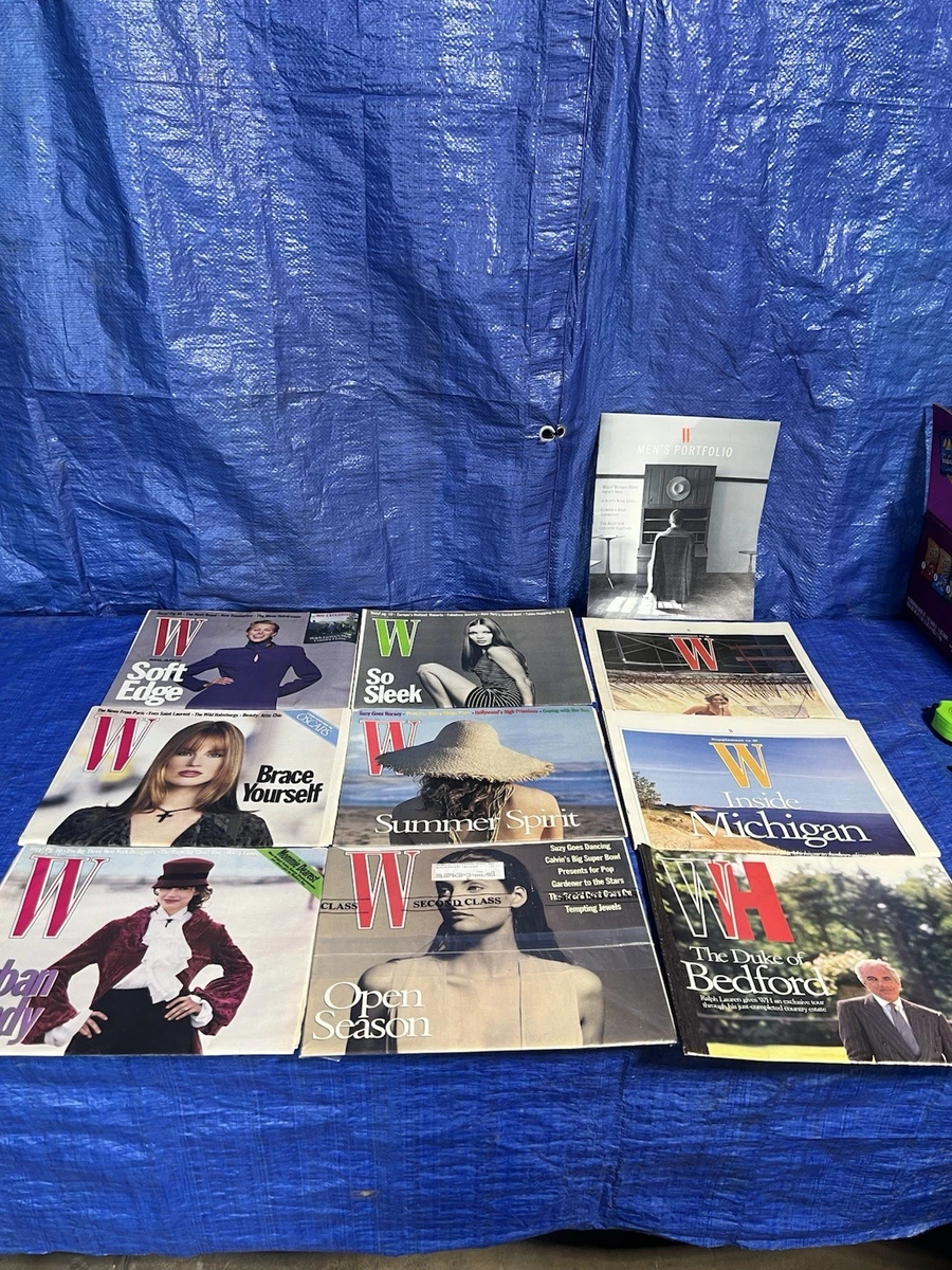 25+ W Magazine 1980-1999 Magazines in English for sale | Updated