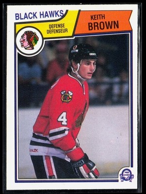 Keith Brown 1983-84 O-Pee-Chee #98 NMT