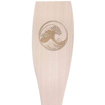 Großer Kochspachtel ''Tsunami Zeichnung'' aus Holz (SA00023808)