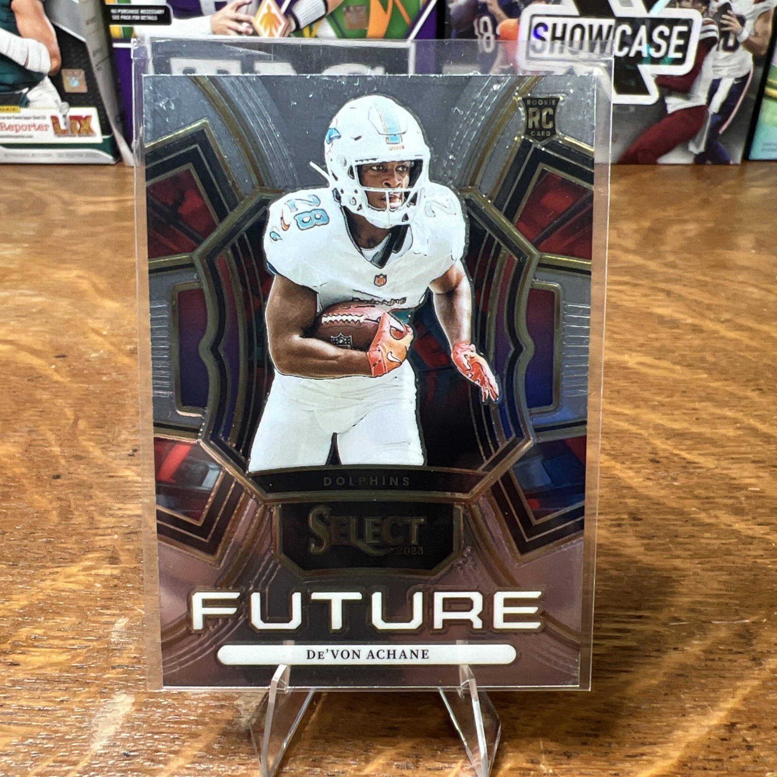 2023 Panini Select - Select Future De'Von Achane #FUT-DAC Silver Prizm (RC)