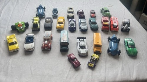 Vintage Lot Of Hot wheels Tootsie Toys Matchbox Cars Fire Truck