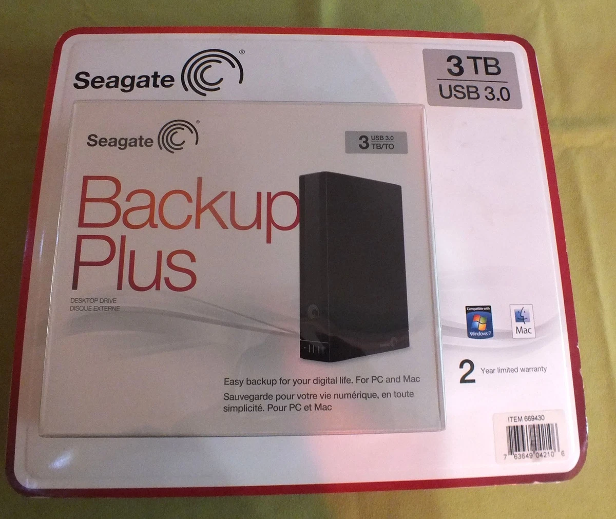 Seagate 3 TB Desktop External Hard Disk Drives for sale - eBay