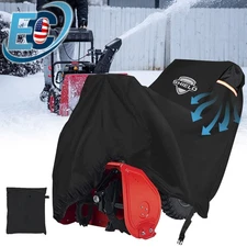 600D Heavy Duty Snow Blower Thrower Cover Two Stage Waterproof UV Dust Protector