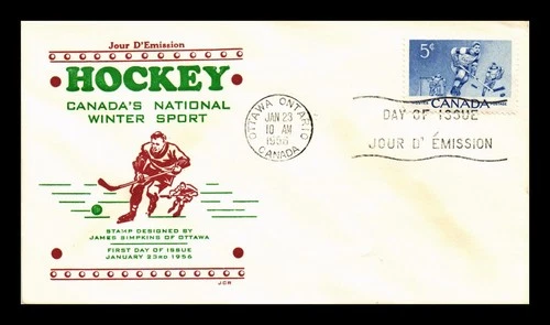 COVER HOCKEY CANADA NATIONAL WINTER SPORT FIRST DAY ISSUE