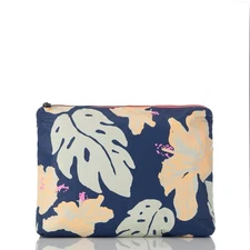 NWT Aloha Collection Mid Size Pouch In Pape’ete Neon Moon 11.5” W X “ W X 8.5” H