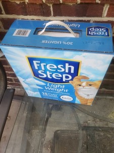 fresh step cat litter, Febreze Freshness, Clumping Litter, 15.4lbs, New