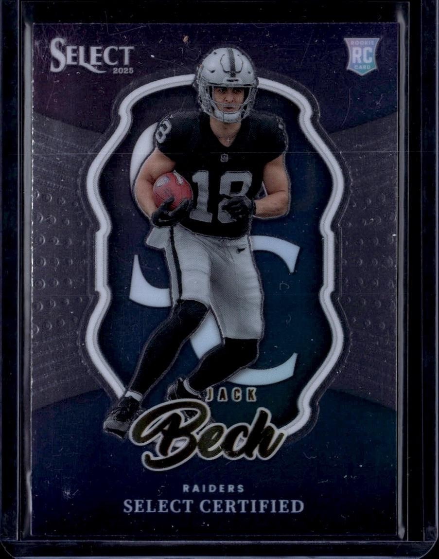 2025 Panini Select #21 Jack Bech Select Certified Rookies