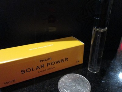 Phlur Solar Power Eau De Parfum 2ml Sample Spray new in box SEXY & fun!