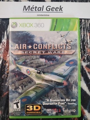 Air Conflicts Secret War Xbox 360 CIB EN Tested Free Shipping in Canada !!
