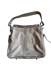 Montana West Select Shoulder Bag Vegan Leather Beige Concealed Carry Pocket Zip