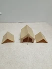 Marx  Desert Fox Play Set  /  Complete 3 Piece Tent Set in Desert Tan