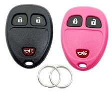 Replacement Key Fob Shell Keyless Entry Remote Car Key Fob Case Black  Pink
