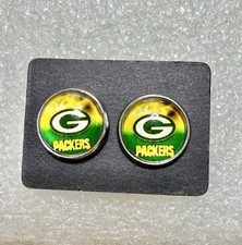 GREEN BAY Packers Iconic Colors Logo Stud Earrings
