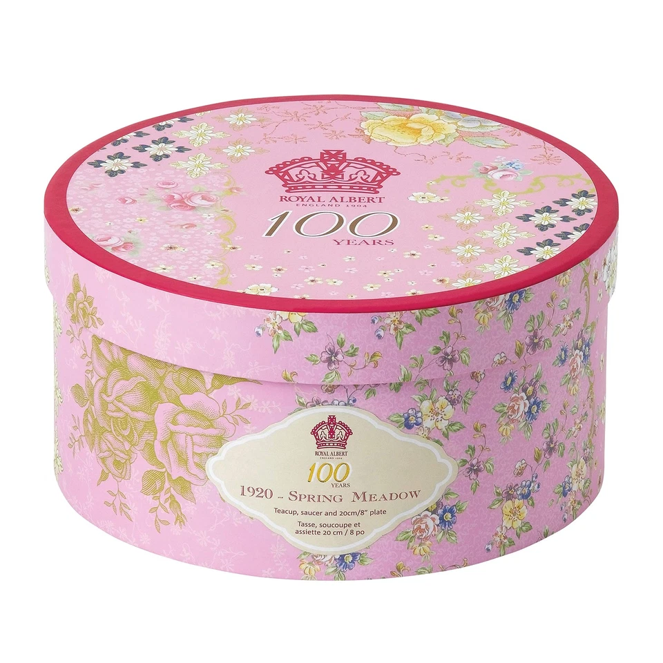 100 Years 1920 3-Piece Set (Teacup, Saucer & Plate 8") - Image 2 of 4