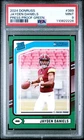 2024 Panini Donruss Rated Rookie Press Proof Green #389 Jayden Daniels PSA 9