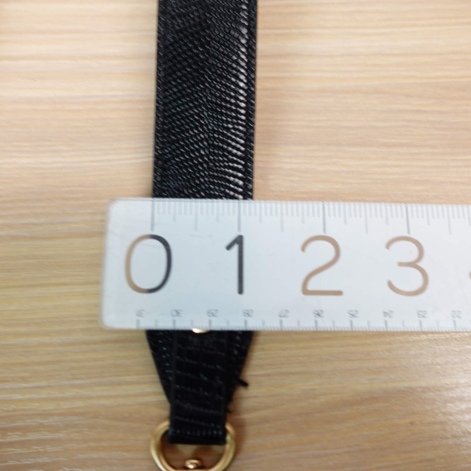 Lizard Bag Strap Replacement Black Crossbody Shou… - image 4