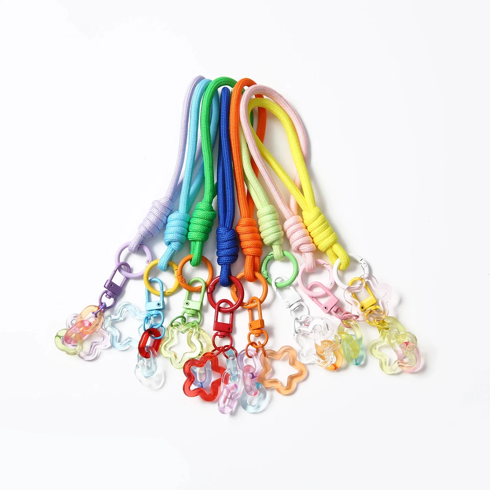 1/2/5/ 10 / 20 Stück bunte geflochtene Lanyard Schlüsselanhänger - Bild 2 von 4