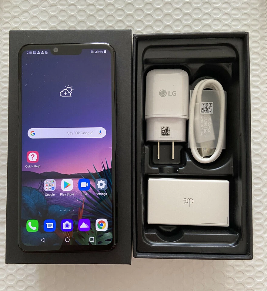 Original LG G8 ThinQ LM-G820UM 128GB 6GB RAM 6.1" 16MP 4G Smartphone-NEW IN BOX - Image 4 of 4