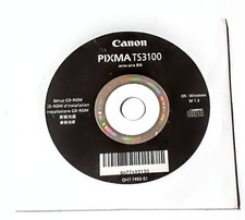 Canon Pixma TS3100 NEW CD ROM printer setup windows disc warranty
