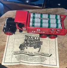 ERTL 1925 KENWORTH STAKE TRUCK BANK TEXACO 1992 DIE CAST Coin Bank NOS