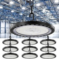 10X 300W Ufo Led Hallenbeleuchtung Industrielampe High Bay Hallenstrahler Lampe