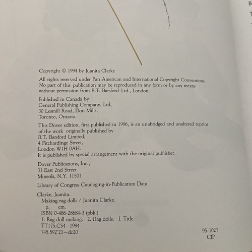 Retro Books Making Dolls In Very Good Condition  - Picture 9 of 11