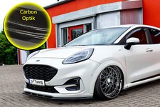 Bi Spoilerschwert Frontspoiler ABS für Ford Puma JSK mit ST-Line Carbon Optik