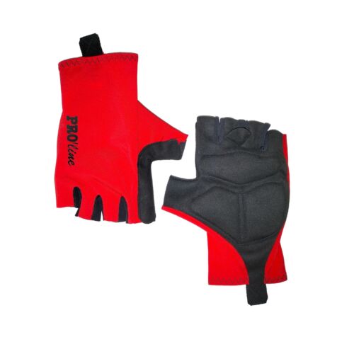 PRO' Line RED All Road Summer Racing Bike Cycling Gloves  - Picture 1 of 5