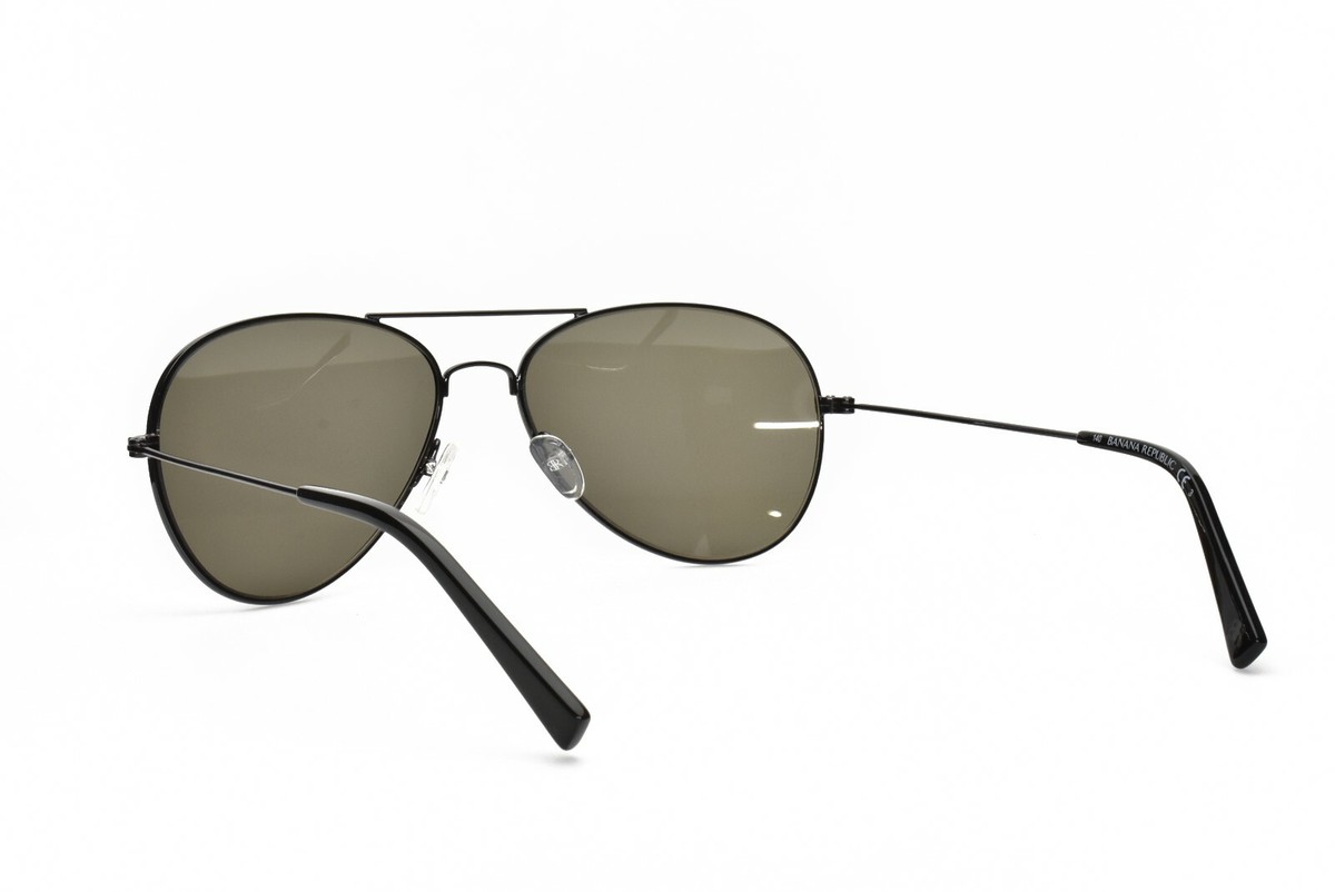 Banana Republic Sunglasses Gold Green Aviator MASON 60-16  display picture 2