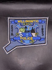 Police Police US Patch Sleeve Badge USA Willimantic Police 1893