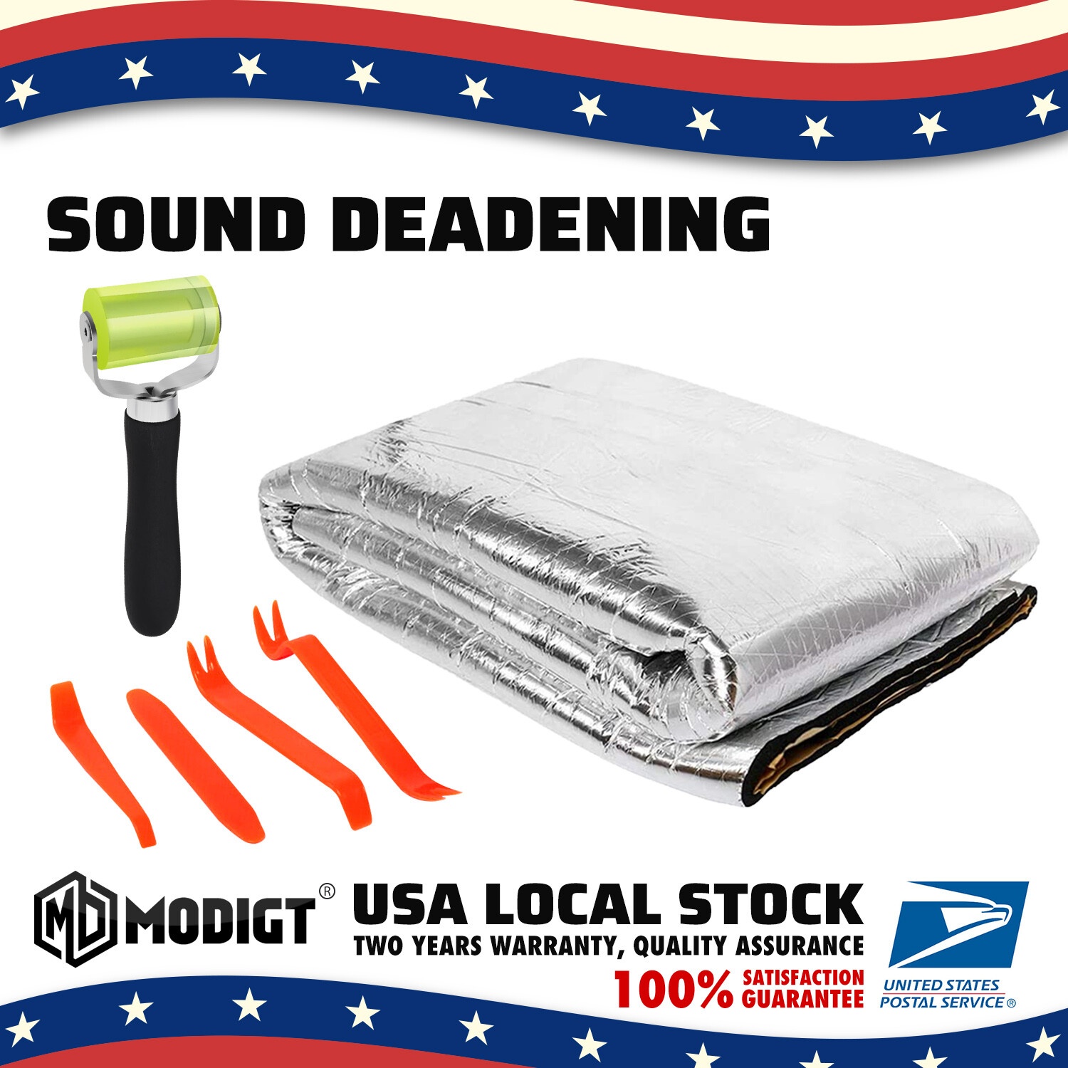 Self-Adhesive Sound Deadener & Heat Insulation Mat - Designed for Car Hoods 5mm