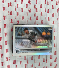 2022 Topps Series 1 Elieser Hernandez #9 Rainbow Foil parallel Miami Marlins